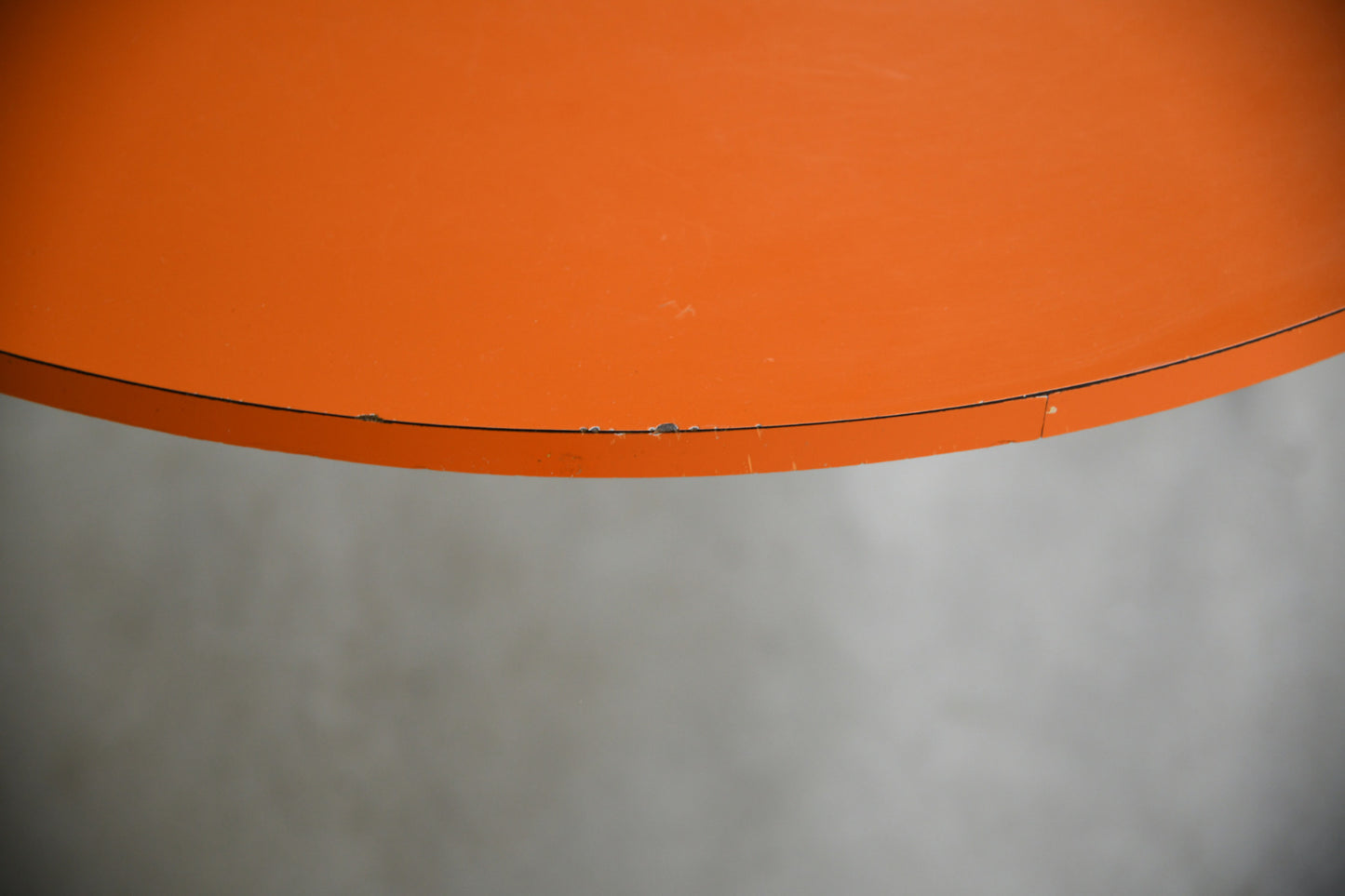 Retro Orange Formica Dining Kitchen Table