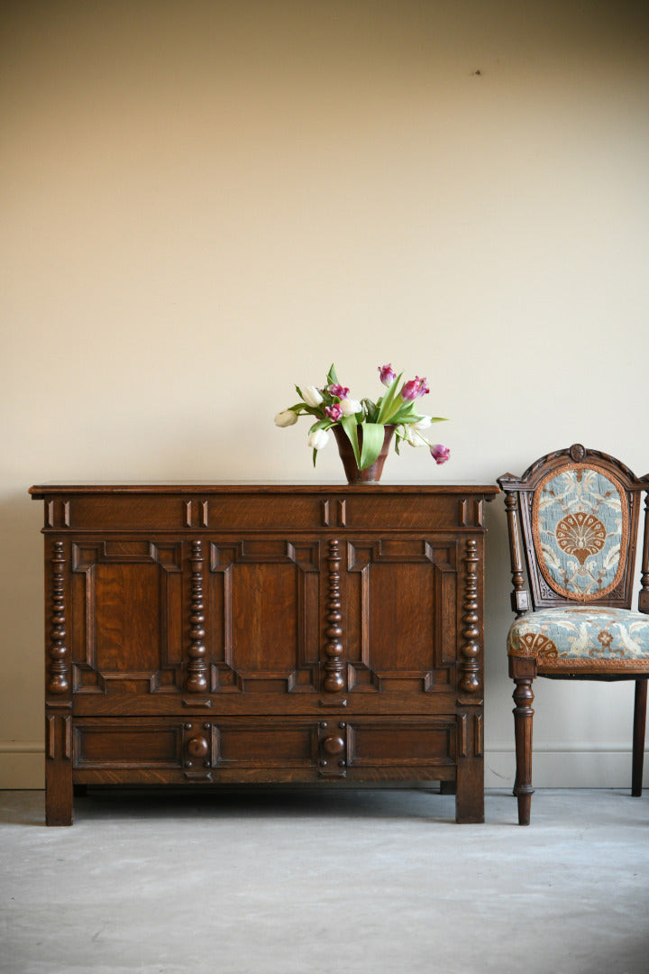 Jacobean Style Oak Mule Chest