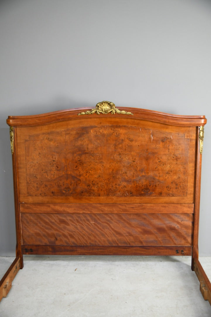 Antique Walnut Double French Bed