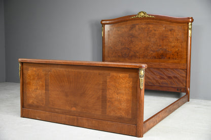 Antique Walnut Double French Bed