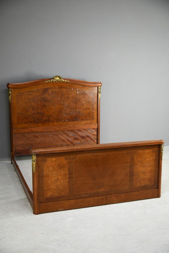 Antique Walnut Double French Bed