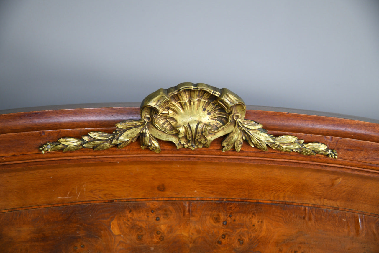 Antique Walnut Double French Bed