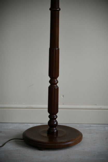 Traditional Wooden Standard Lamp