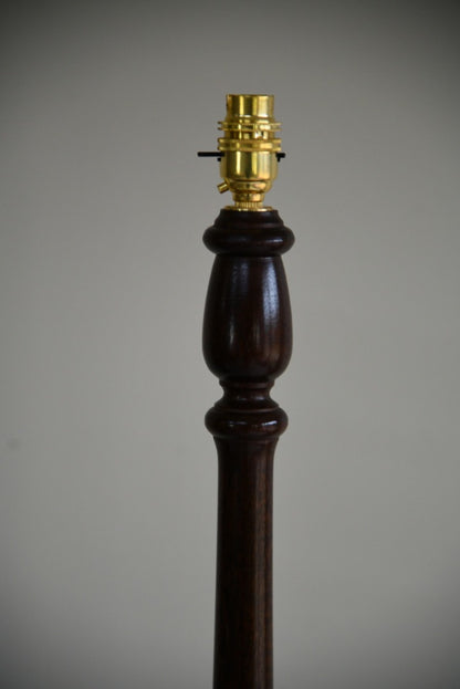 Traditional Wooden Standard Lamp