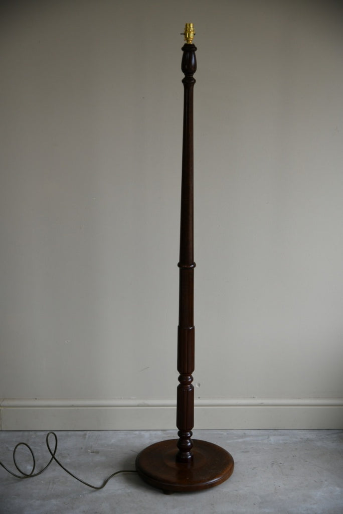 Traditional Wooden Standard Lamp