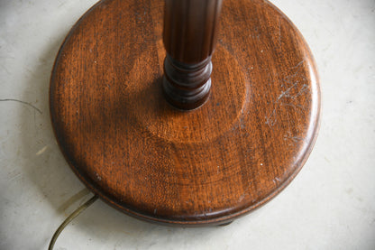 Traditional Wooden Standard Lamp