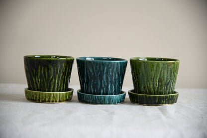 3 Vintage Planters