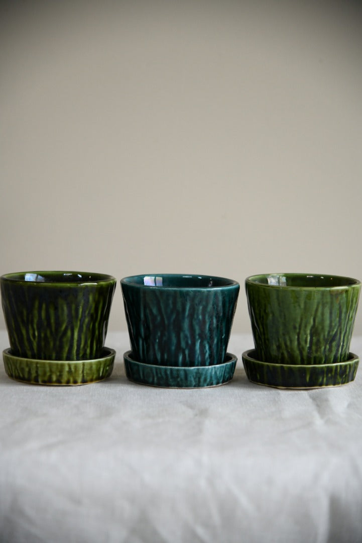 3 Vintage Planters