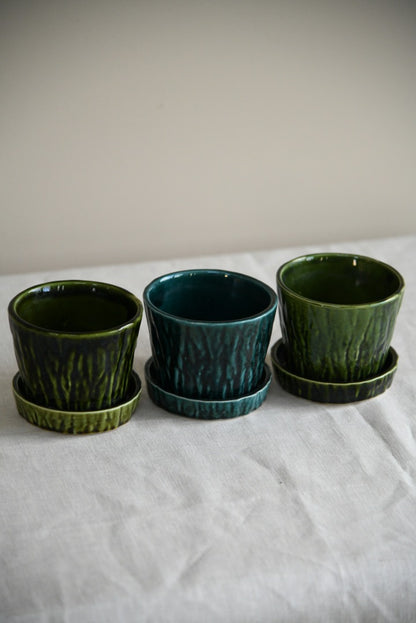 3 Vintage Planters