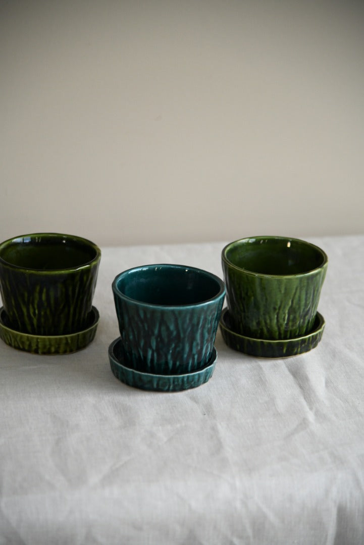 3 Vintage Planters