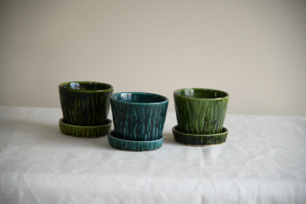 3 Vintage Planters