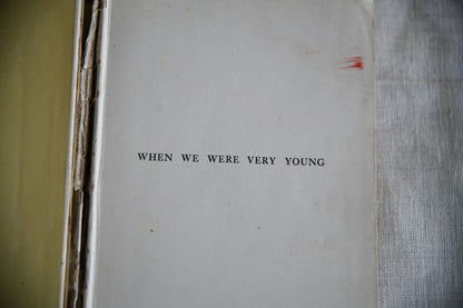 A.A Milne When We Were Very Young