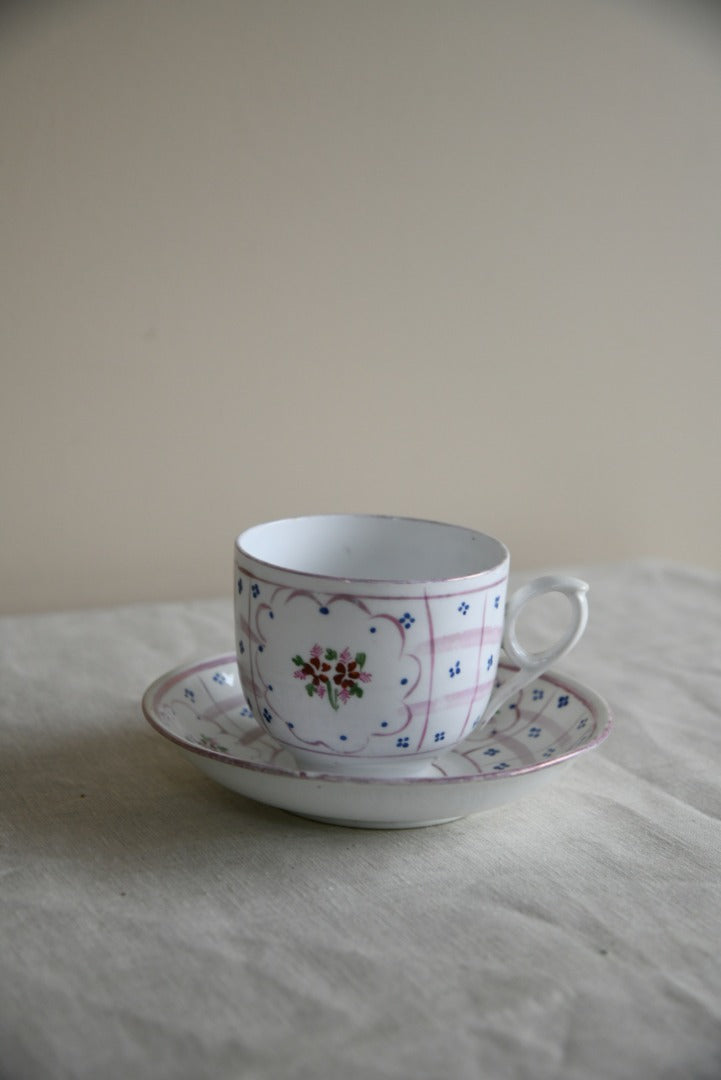 Victorian Single Cup and Saucer