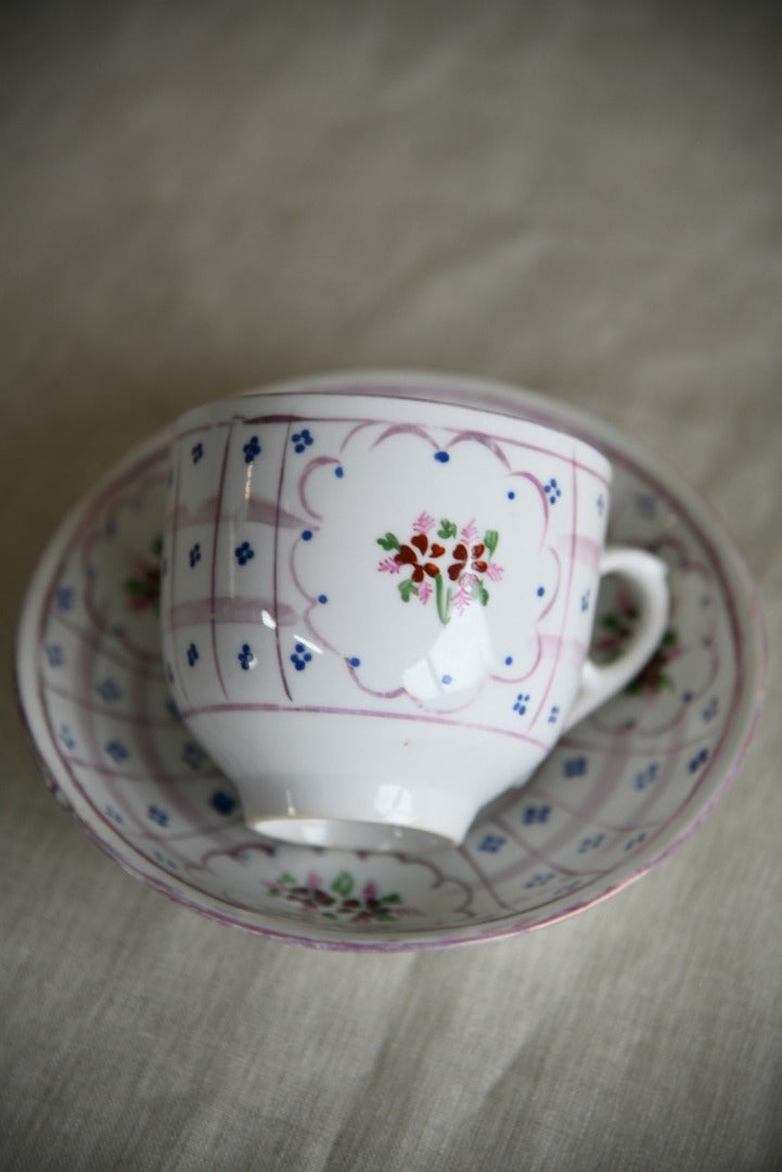 Victorian Single Cup and Saucer