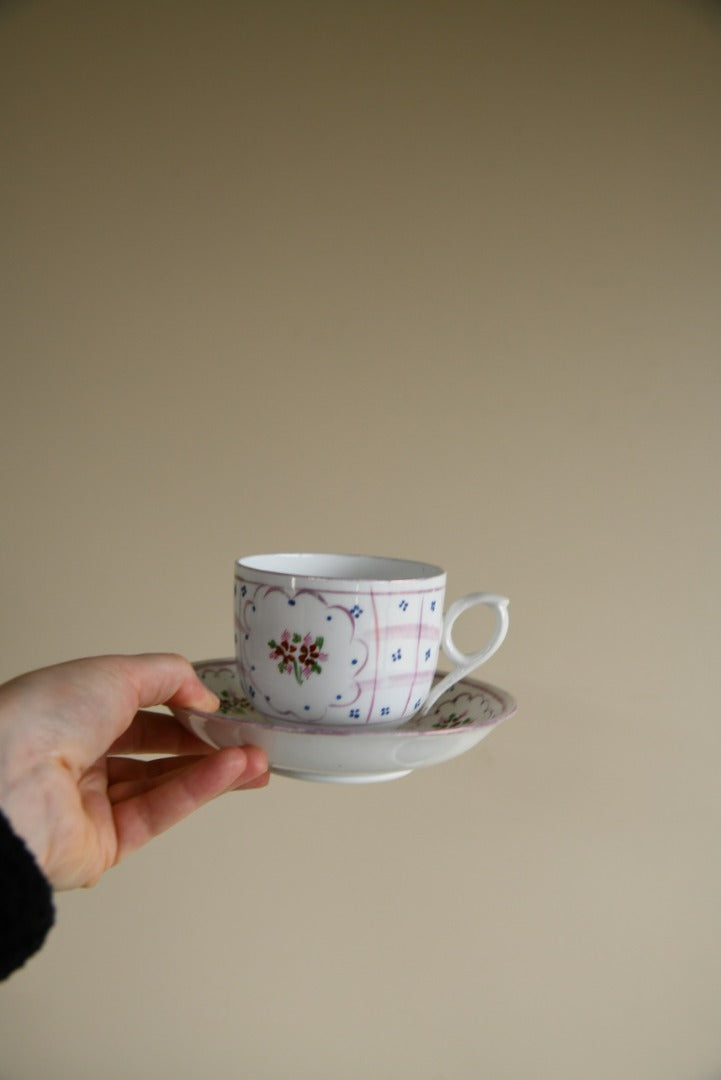 Victorian Single Cup and Saucer