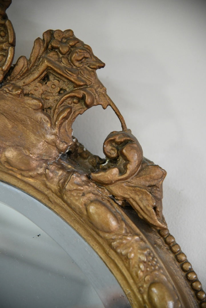 Antique Gilt Wall Mirror