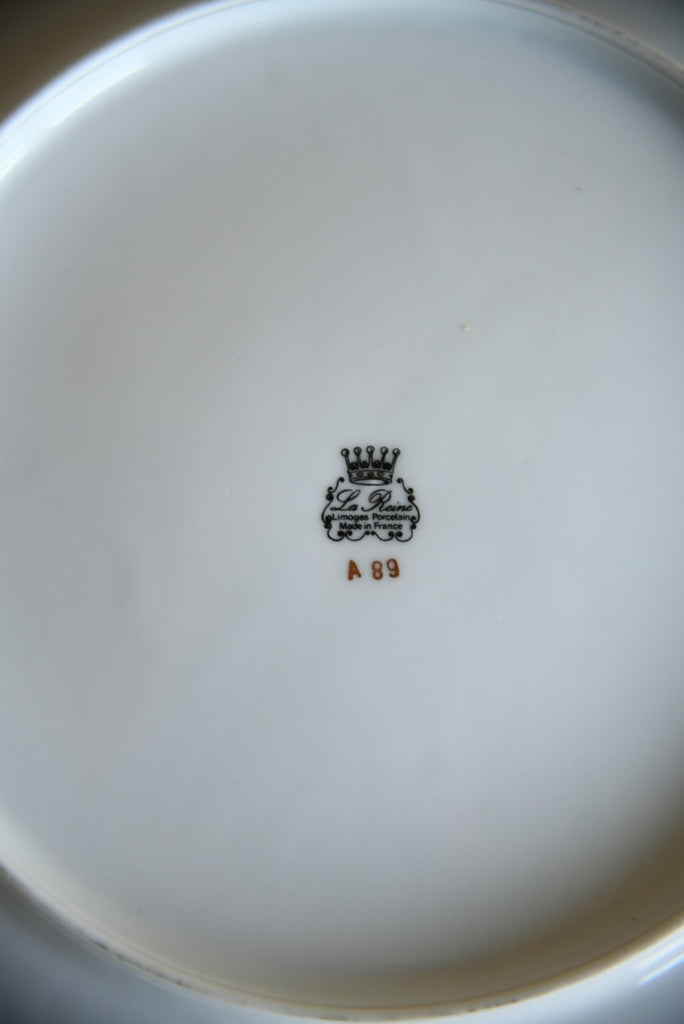 Pair Limoges France Porcelain Plate