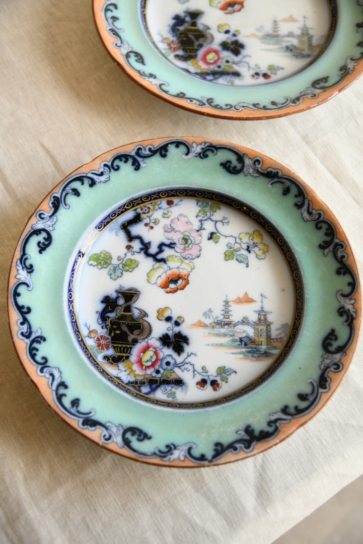 Pair Ironstone Plates