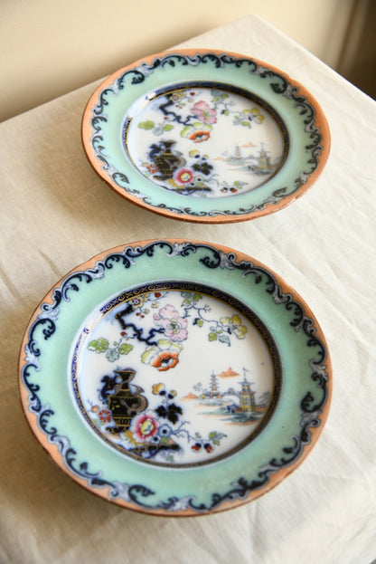 Pair Ironstone Plates