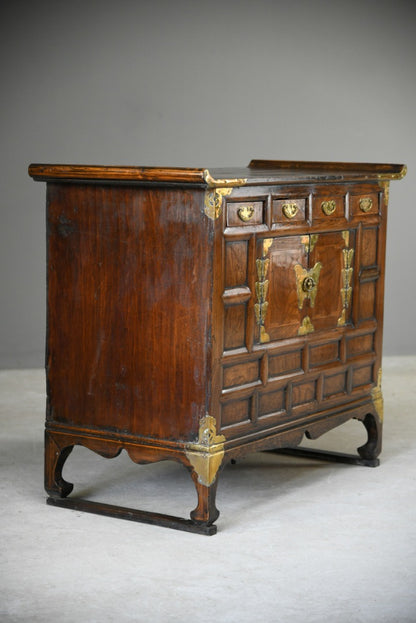 Korean Elm Side Cabinet