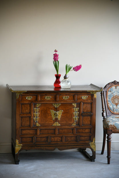 Korean Elm Side Cabinet