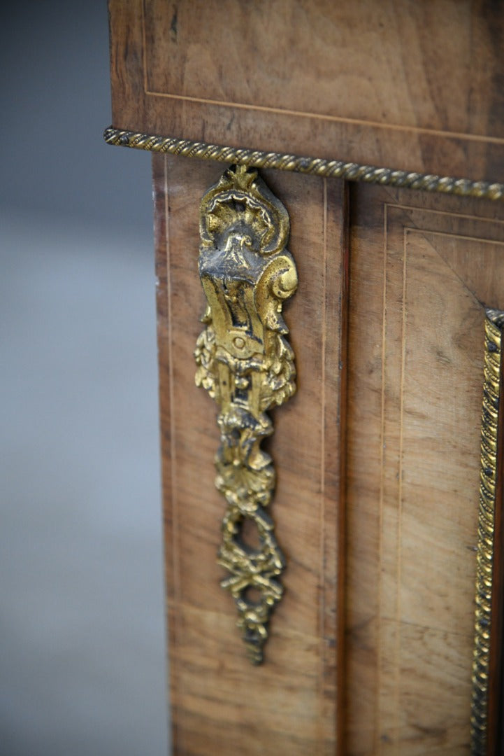 Antique Victorian Walnut Pier Cabinet