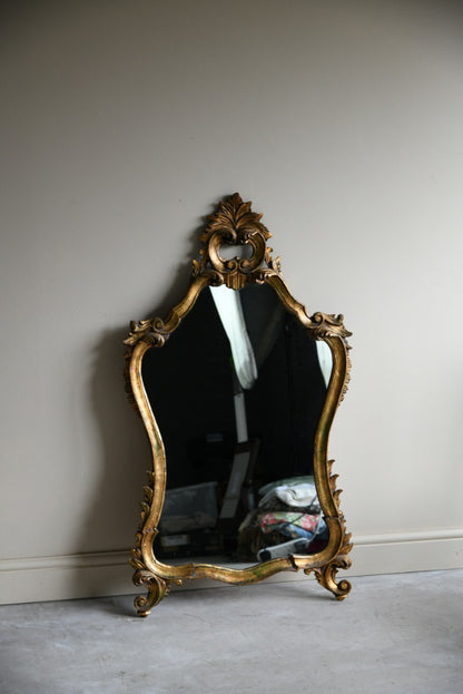 Large Rococo Style Gilt Mirror