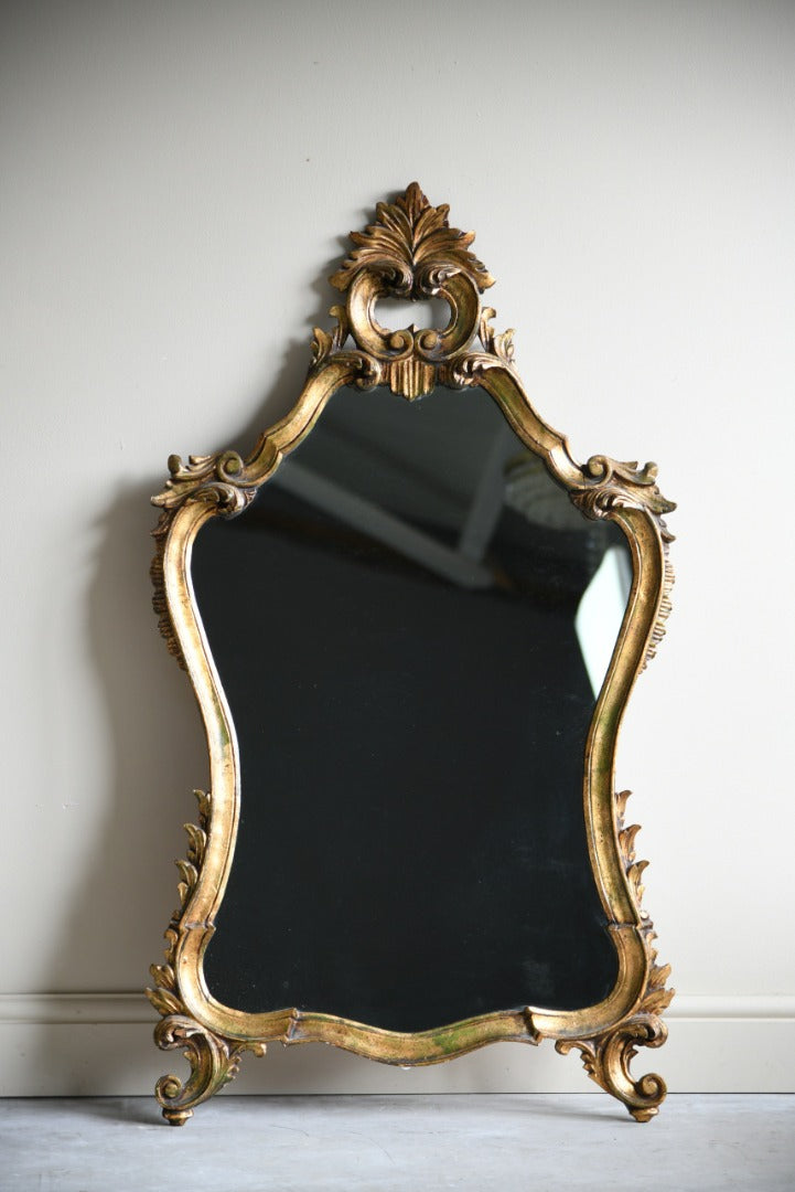 Large Rococo Style Gilt Mirror