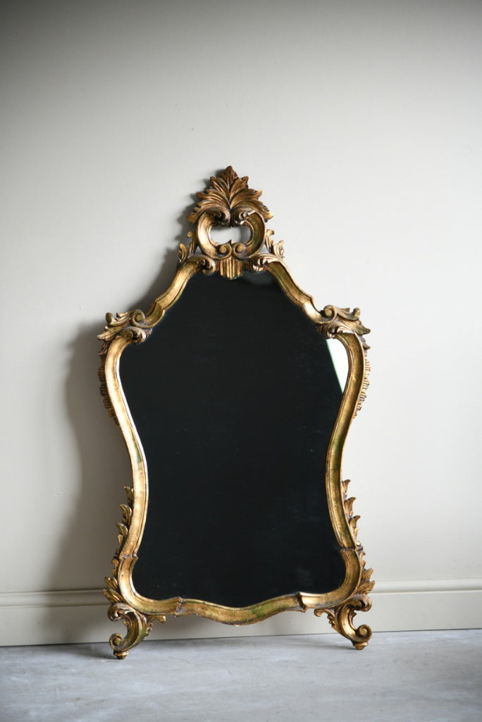 Large Rococo Style Gilt Mirror