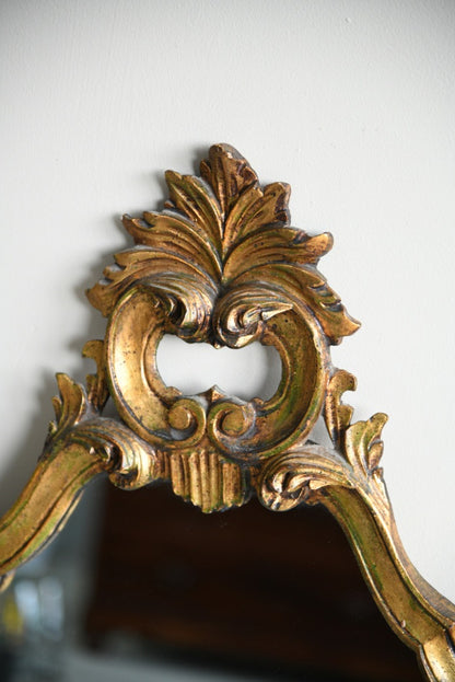 Large Rococo Style Gilt Mirror