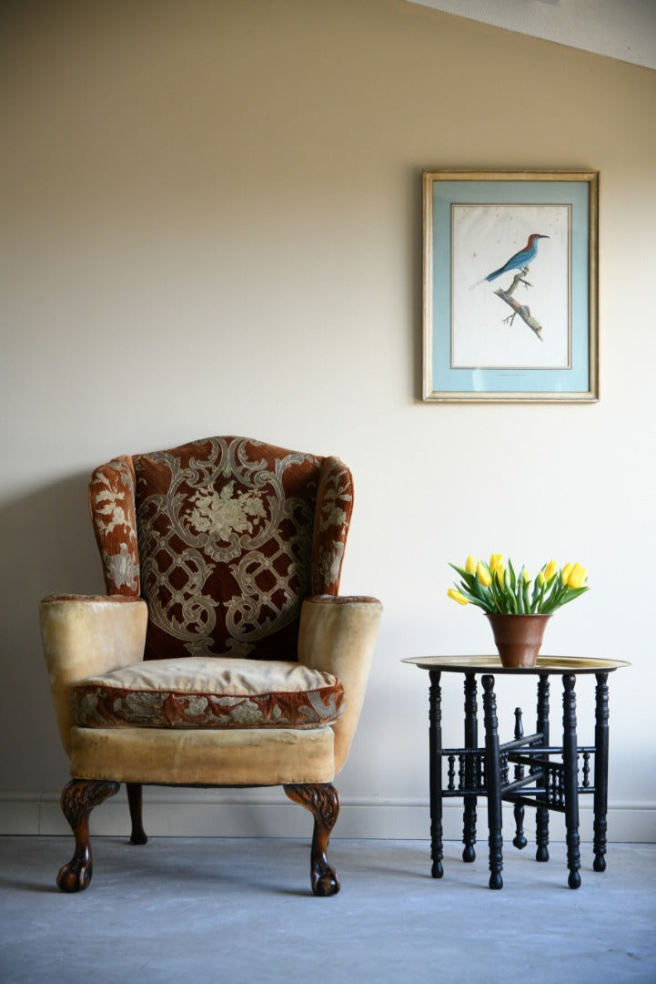 Georgian Style Wing Armchair