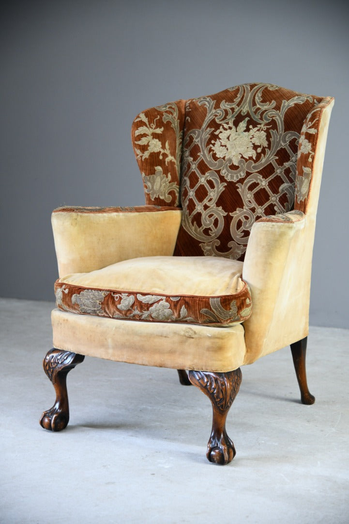 Georgian Style Wing Armchair