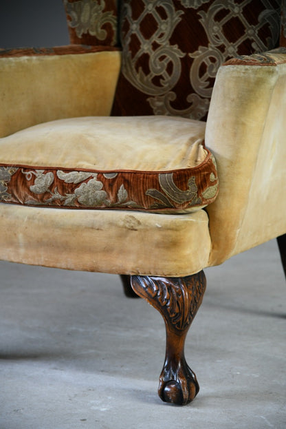 Georgian Style Wing Armchair