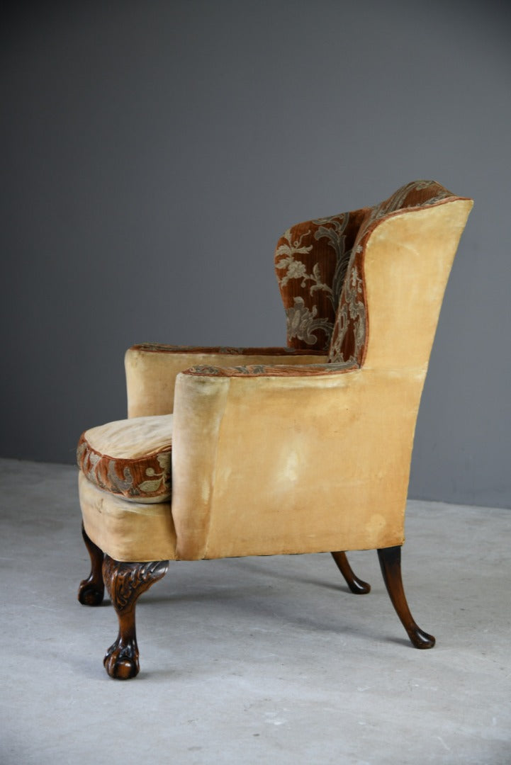 Georgian Style Wing Armchair