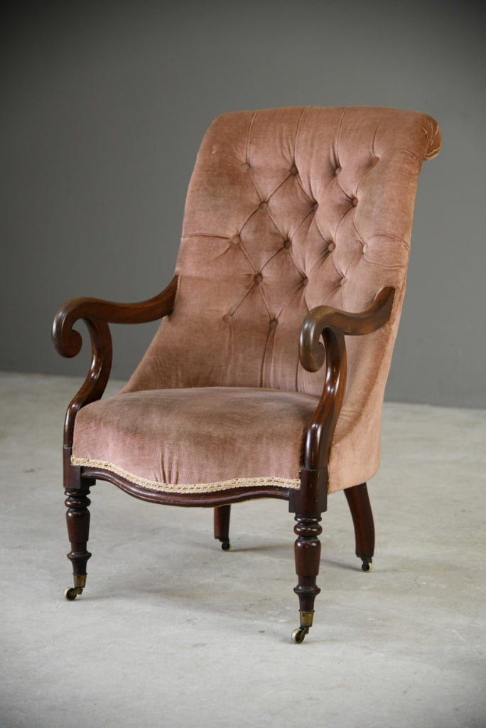 Victorian Open Armchair