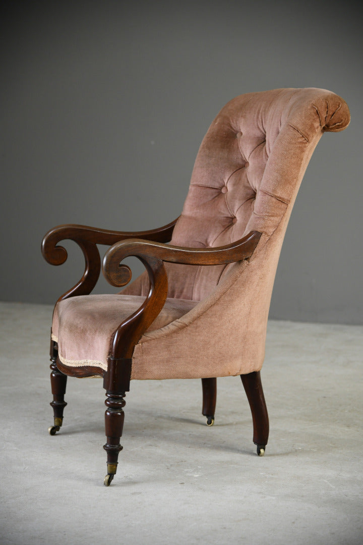 Victorian Open Armchair