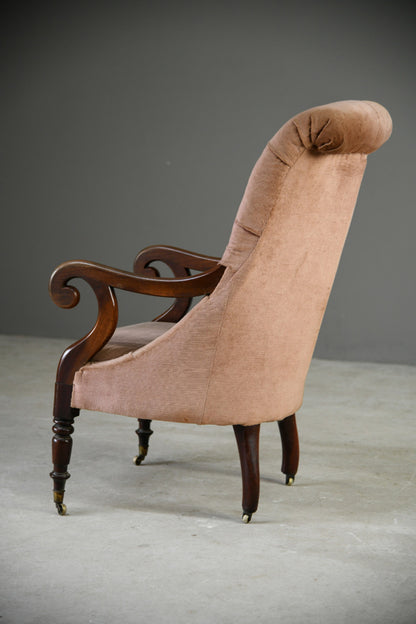 Victorian Open Armchair