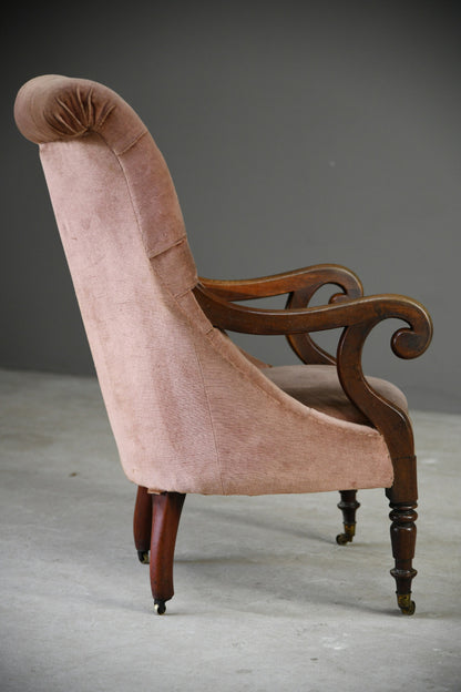 Victorian Open Armchair