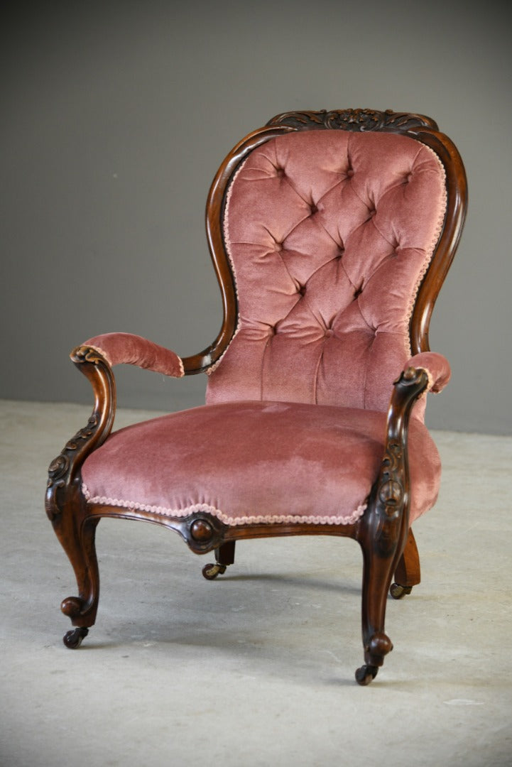 Victorian Open Arm Chair