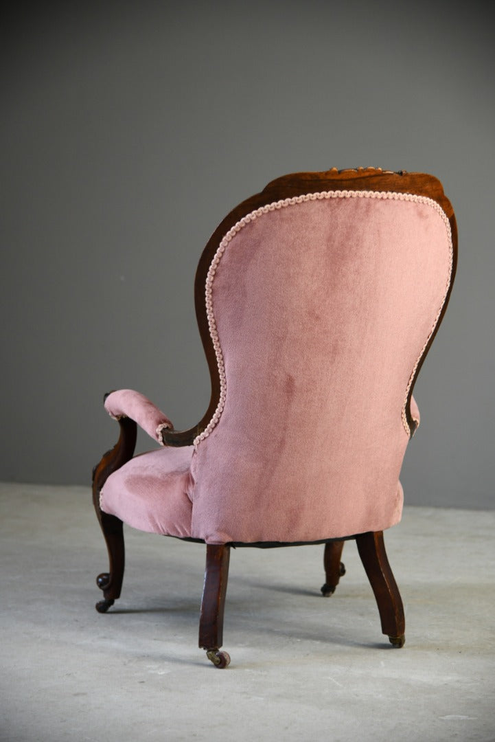 Victorian Open Arm Chair