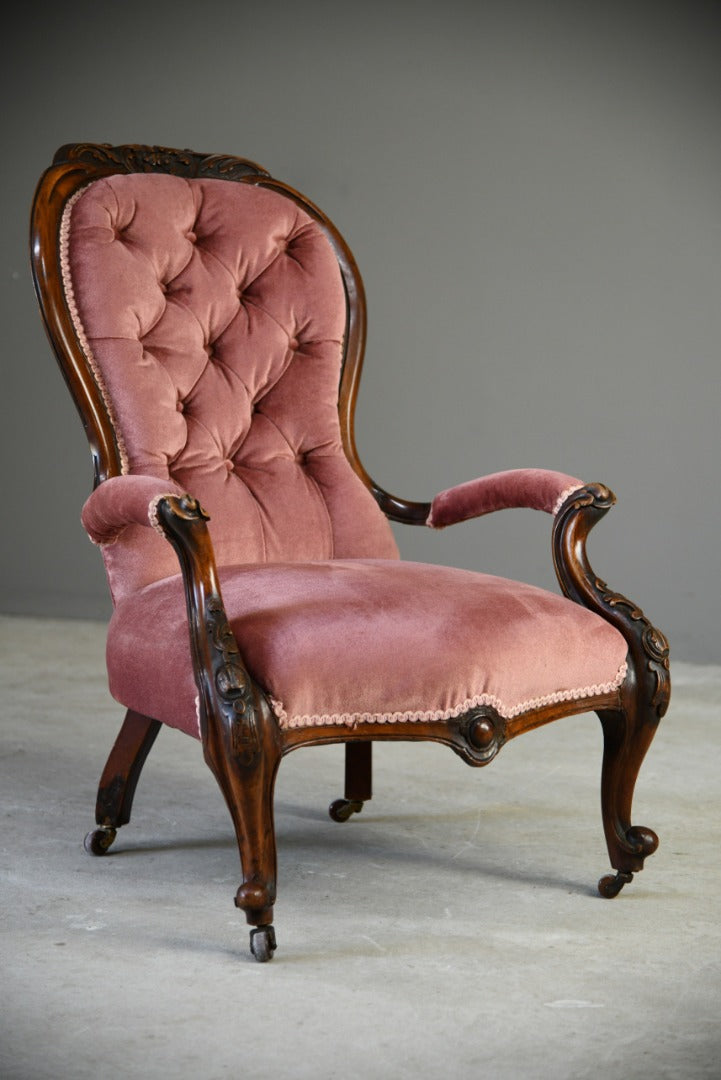 Victorian Open Arm Chair