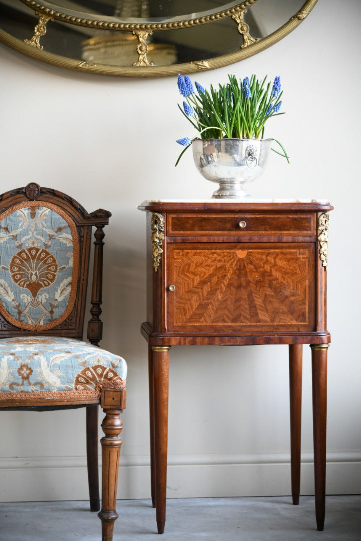 French Marble Top Cabinet