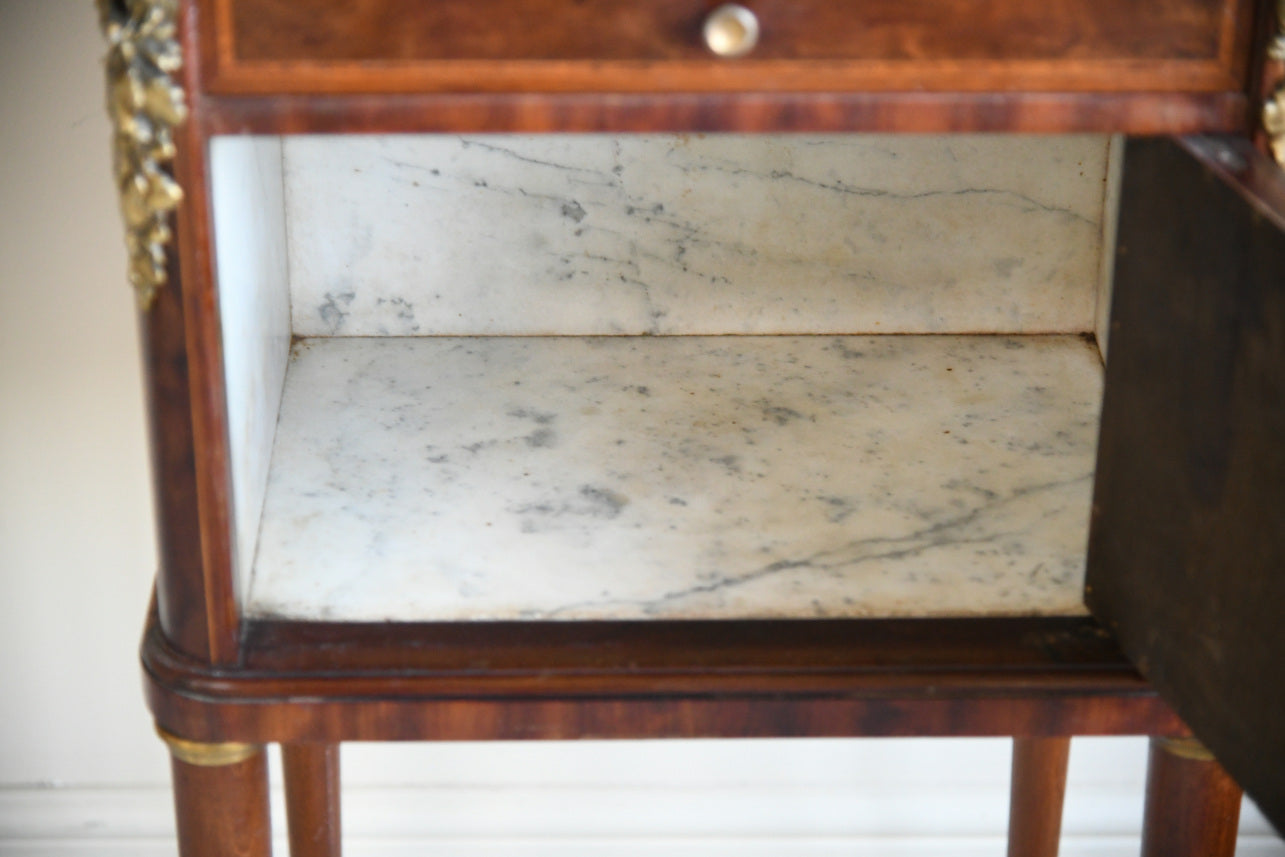 French Marble Top Cabinet