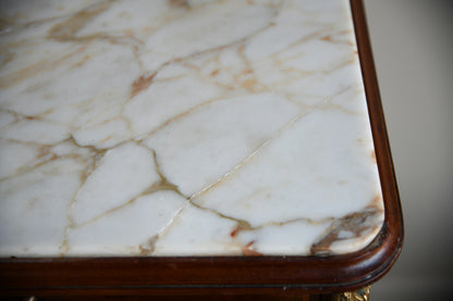 French Marble Top Cabinet