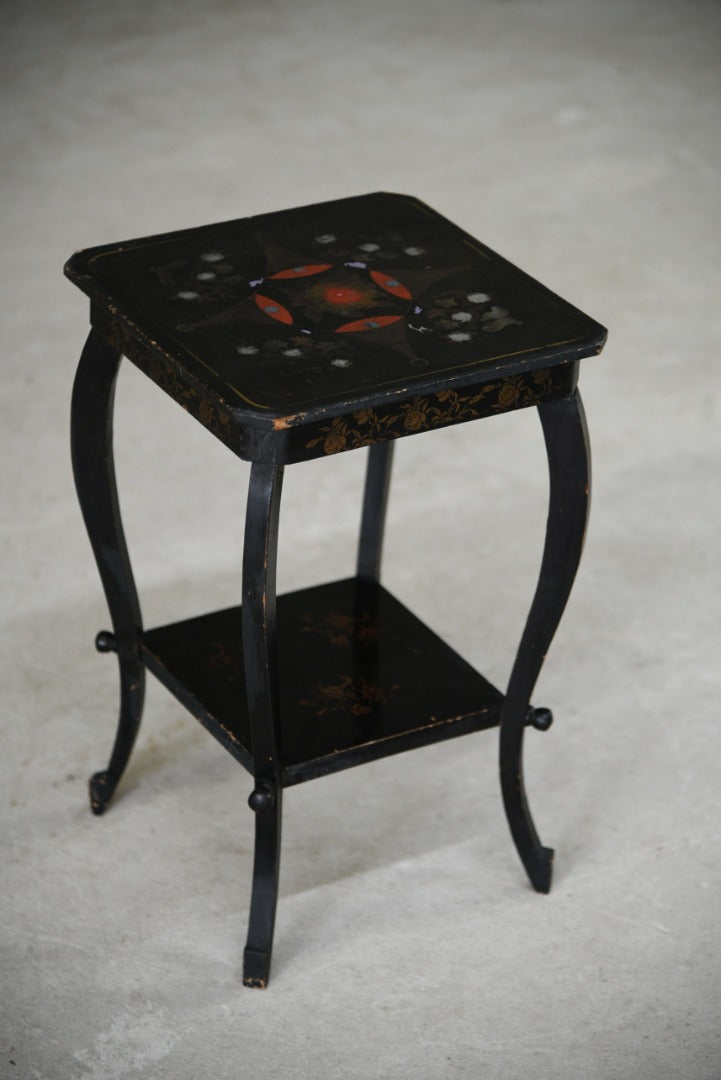 Oriental Black Lacquer Table