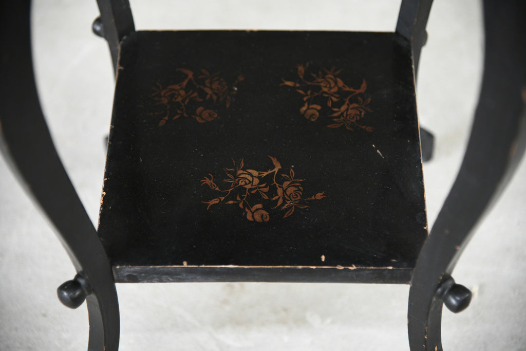 Oriental Black Lacquer Table