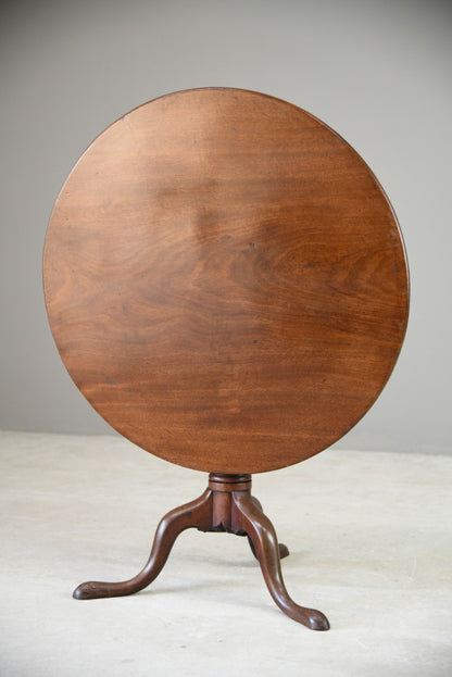 Georgian Mahogany Tilt Top Table