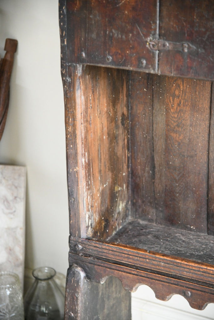 17th Century Oak Boarded Cupboard