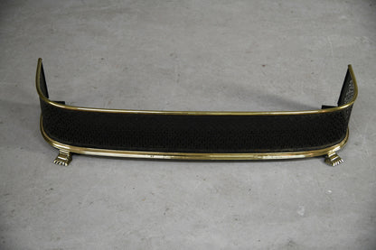 Antique Brass Fire Fender