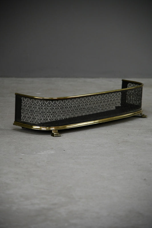 Antique Brass Fire Fender